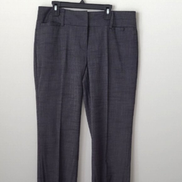 New York & Company Seventh Ave Dark Grey Dress Suiting Pants Size 8 - Picture 2 of 8